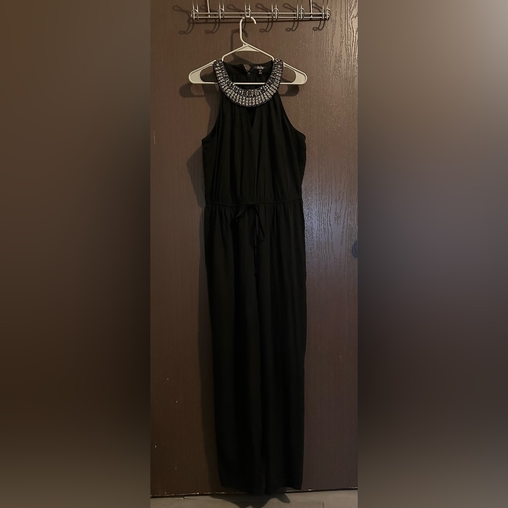 Romper BeBop Black Embellished